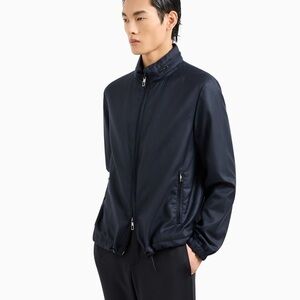 Armani Jeans Dark Blue Lightweight Jacket | USA 40 | EU 56